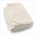 Fleece Baby Blanket - Cream (30"x40")